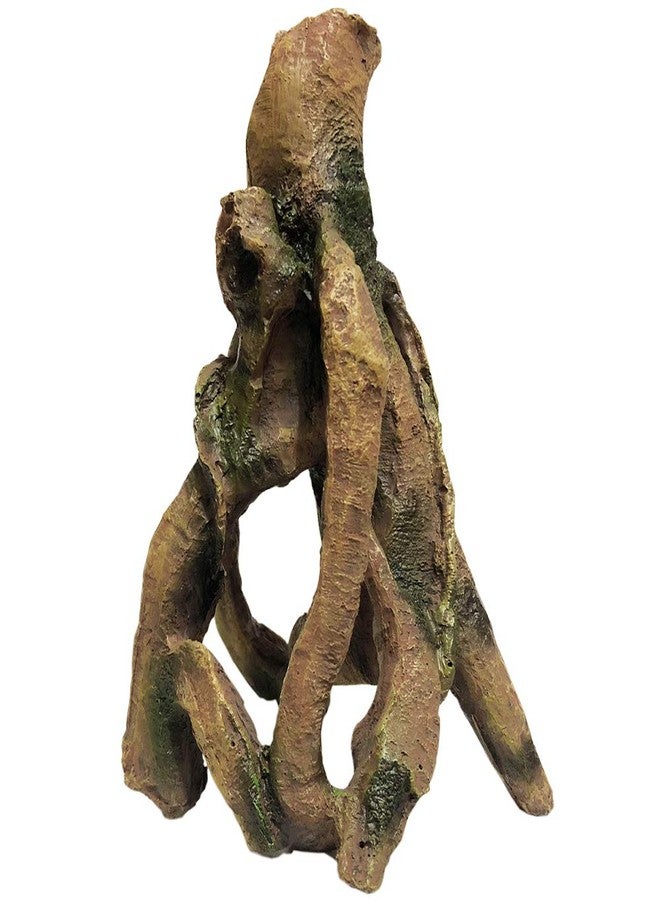 SLOCME Aquarium Resin Wood Trunk Ornament - Lifelike Driftwood Decor,Betta Fish or Other Pets Can Swim Through The Branches - Image 1